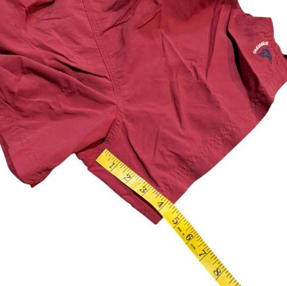 Caribbean Mens Swim Board Shorts Large Red Classic Preppy Cruise - Picture 7 of 7